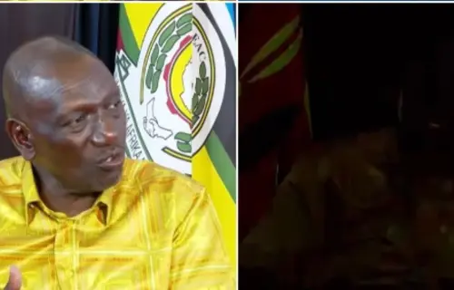 BLACKOUT HITS KISUMU STATE LODGE DURING PRESIDENT RUTO’S MEDIA INTERVIEW.