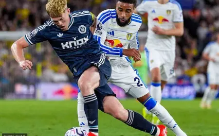LEEDS RUN RIOT AS NEWCASTLE SUFFER HEAVY 4-1 DEFEAT, JAISSLE HANDED FIRST LOSS.