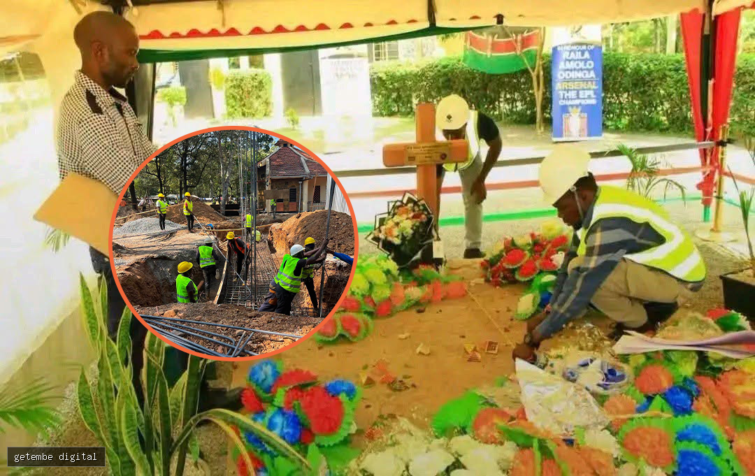 KDF COMMENCES CONSTRUCTION OF RAILA ODINGA MAUSOLEUM IN BONDO