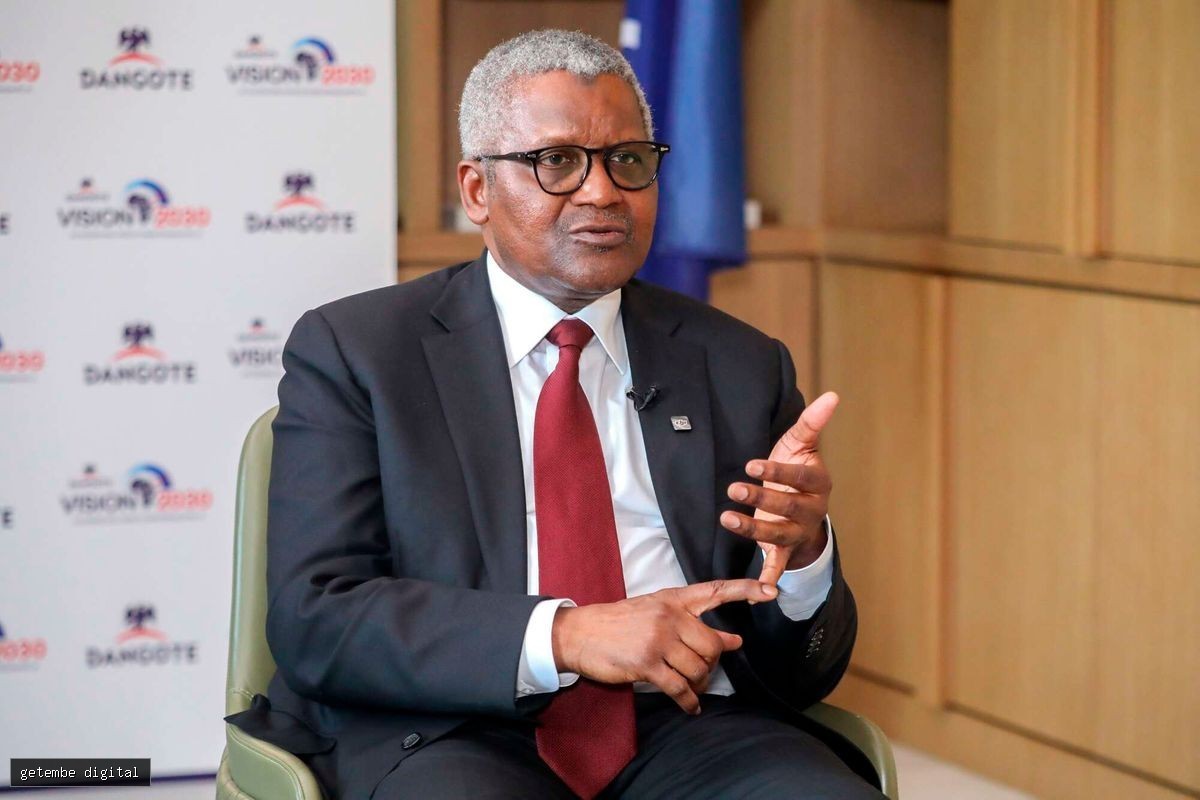 DANGOTE SAYS LAMU REFINERY WILL SOURCE CRUDE FROM EAST AFRICA AND GLOBAL MARKETS